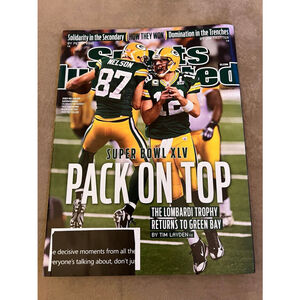 Sports Illustrated February 14 2011 Super bowl Green bay packers Rodgers Nelson